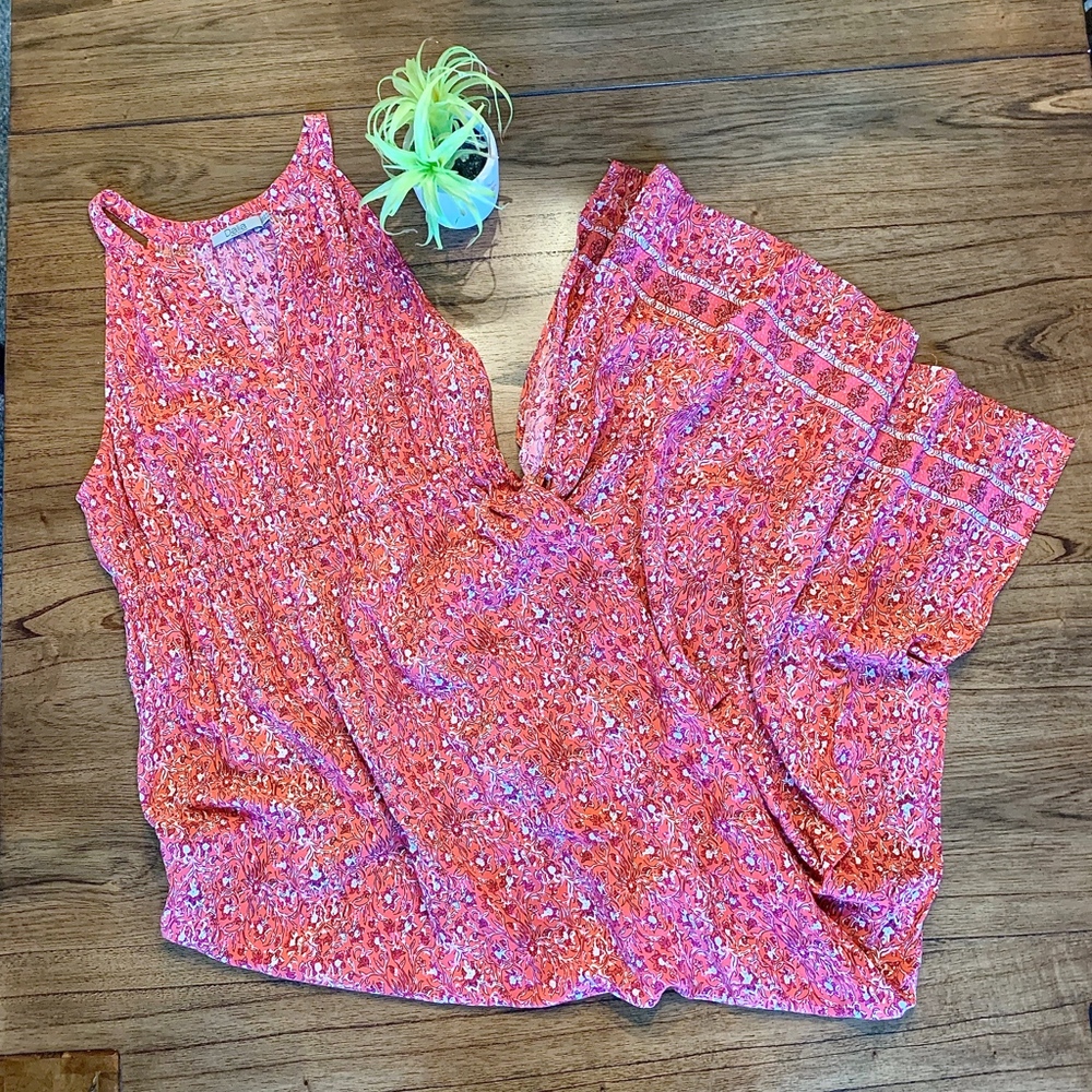 Dalia Floral Print Maxi Dress - Size 8